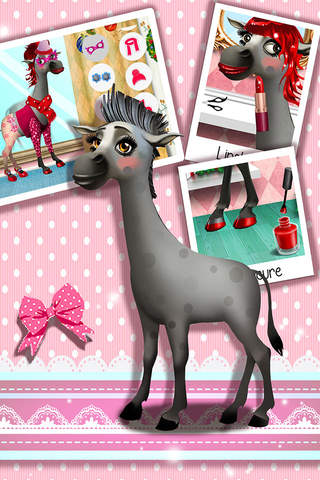 圣诞动物美发沙龙-时尚发型设计模拟游戏宝宝益智 screenshot 4