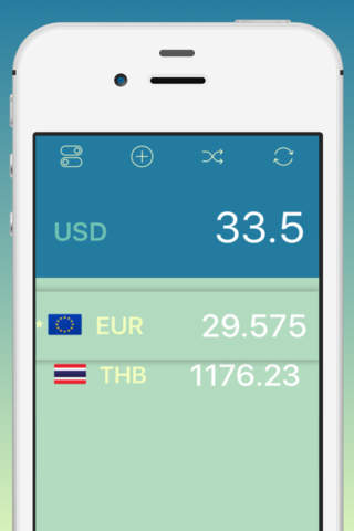Kurrency, travel with real-time currency converter screenshot 2