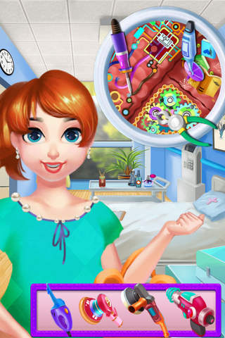 Pretty Mommy's Brain Cure - Surgery Salon Game，Sugary Care screenshot 3