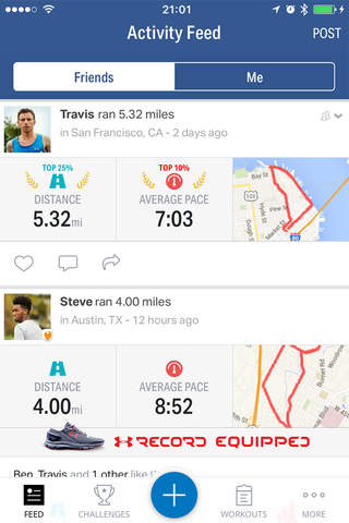 Map My Fitness by Under Armour screenshot 3