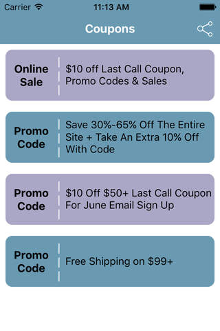 Coupons Shopping App for Last Call screenshot 2