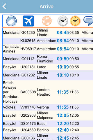 Aeroporto Olbia Flight Status screenshot 3