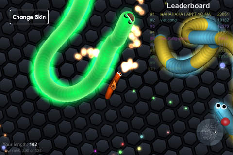 Chroma Snake - All Colorful Skins Unlocked Version for Slither.io screenshot 2