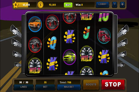 Sports Car 777 Mega Vegas Slot Machine - Spin and Win the Grand Jackpot Lottery Prize !!! screenshot 2