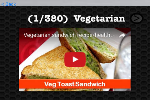 Inspiring Vegetarian Recipes Videos and Photos FREE screenshot 3