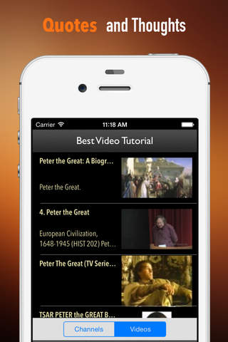 Biography and Quotes for Peter the Great: Life with Documentary screenshot 3