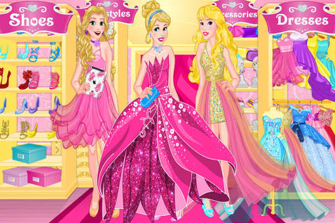 Blonde Princess Prom Shopping——Beauty Fantasy Salon/Cute Girls Make Up screenshot 4