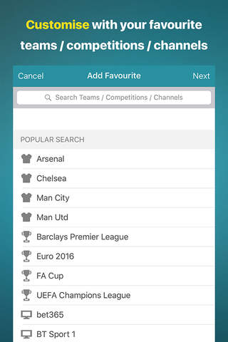 Football on TV and Web screenshot 4