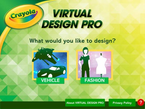 Crayola Virtual Design Pro на iPad