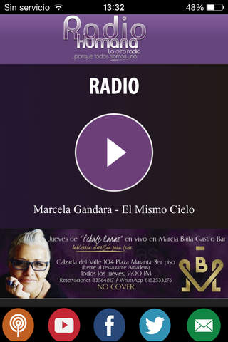 Radio Humana. screenshot 2