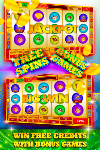 Monkey Tail Slots: Take a leap in the dark and enjoy the best baboon coin betting screenshot 2