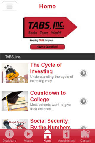 TABS, Inc. screenshot 2