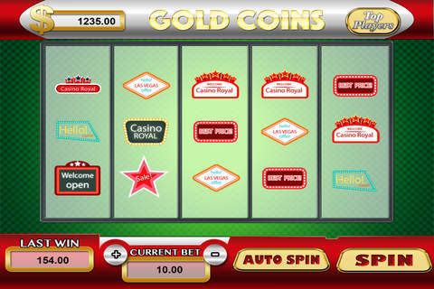 2016 The Heart of Vegas Multi Reel Free Coins Bonus screenshot 3