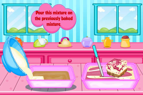 Princess's Jelly Swirl Cheesecake Slice - Sugary Diary/Cooking Game For Kids screenshot 2