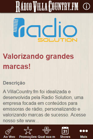 Rádio Villa Country FM screenshot 2