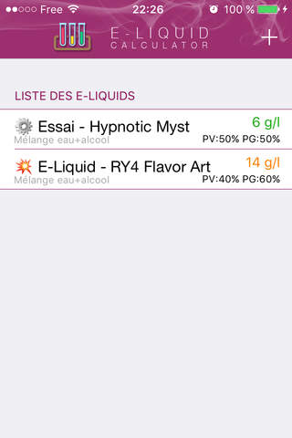 E-Liquid Calculator screenshot 2