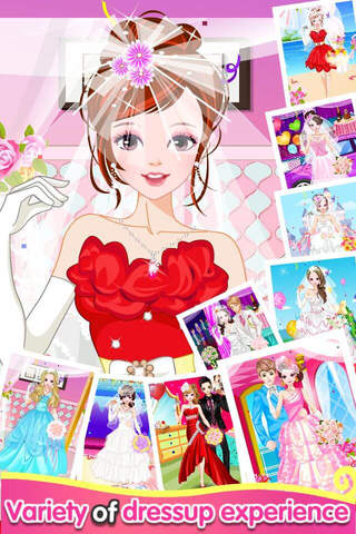 Prince and Princess Wedding - Girls Beauty and Fashion Game,Makeup, Dress up and Makeover Game screenshot 4