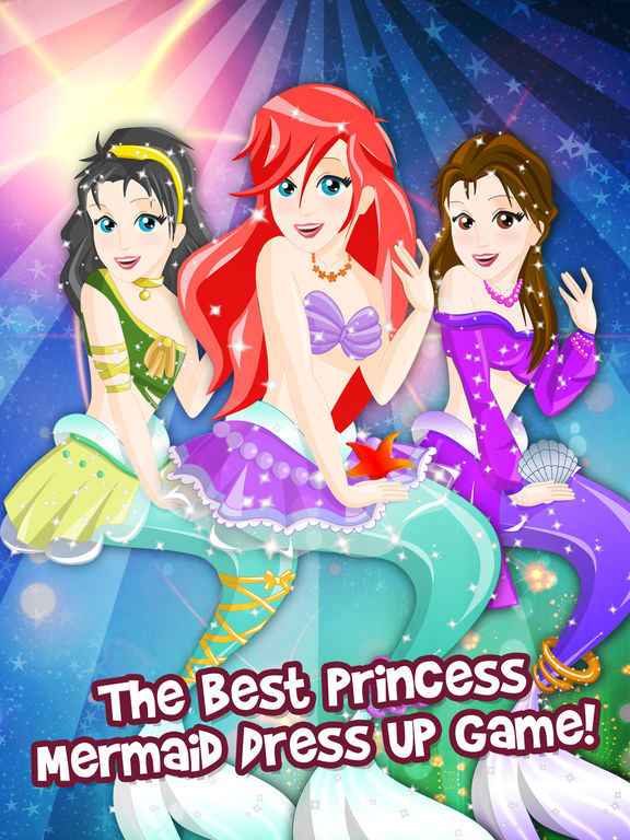Mermaid Princess DressUp Salon Free Game For Girlsscreeshot 1