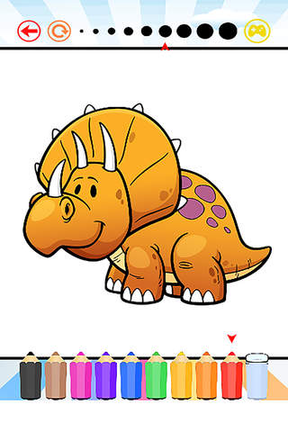 Amazing Dinosaur Coloring Book for Kids - All Pages Coloring and Painting Book Games Free screenshot 2