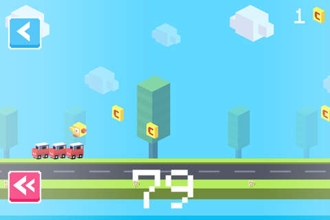 Blocky Hoppers - Tiny Pet Runners Escape From Pixel City screenshot 2
