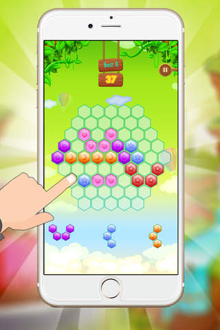 Hexagon Puzzle -Free Games For Kids & Adult screenshot 2