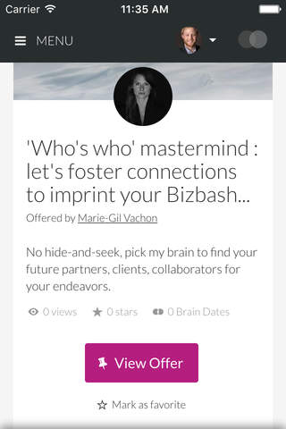 BizBash Brain Dating Los Angeles screenshot 3