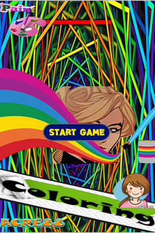 Kids Coloring Books Princess Leia Slave Edition screenshot 2