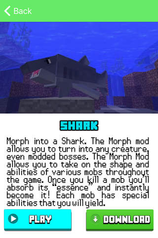 MORPH Creatures Animals MOD for Minecraft PC Guide screenshot 3