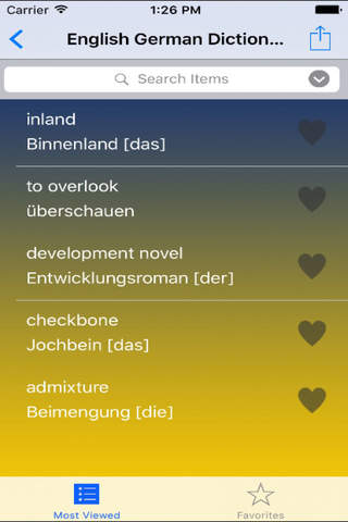 English German Dictionary Offline for Free - Build English Vocabulary to Improve English Speaking and English Grammar screenshot 3