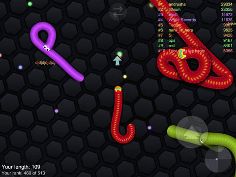 Скриншот из Pocket Snake - Rolling Color Worm Go