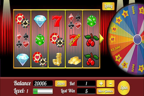 Diamond Rich Casino Slots Hot Streak Las Vegas Journey!! screenshot 2