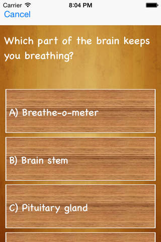 Body Quizzes For Kids Free screenshot 4