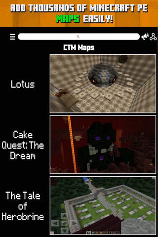 CTM MAPS for MINECRAFT PE ( Pocket Edition ) - Download The Best Maps Now ( Free ) screenshot 2