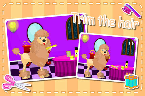 Cute Poodle Spa Day - Pet wash、Happy Animal Care screenshot 2