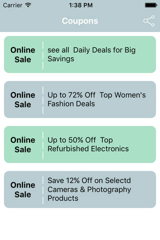 Coupons for eBay UK Shopping App screenshot 2