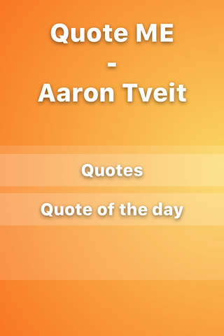 Daily Quotes - Aaron Tveit Version screenshot 2