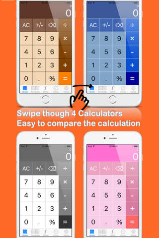 SecPrise Calculator - Secret Sharing is Privacy again! - with 4 in 1 and Twin Calculator screenshot 2