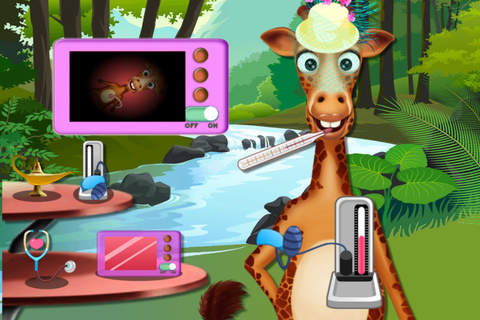 Giraffe Lady's Pregnancy Care - Pets Surgeon Salon /Animal Jungle Care Games For Kids screenshot 2