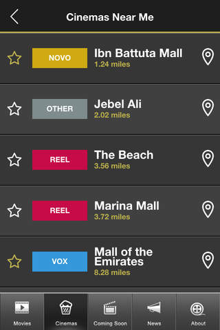 UAE Cinema Showtimes - Lite screenshot 4