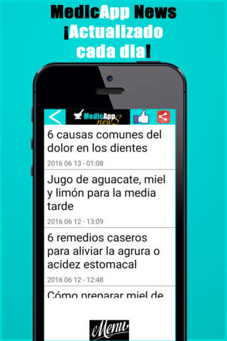 Remedios Caseros Naturales -MedicApp screenshot 4
