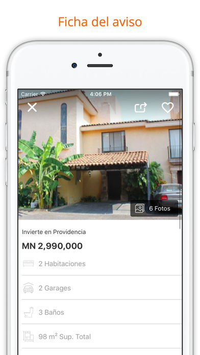 Captura de pantalla del iPhone 3