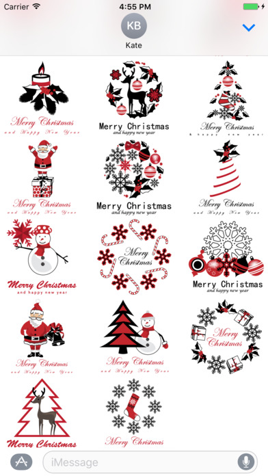 Santa Claus - Merry Christmas Sticker Vol 12 screenshot 4