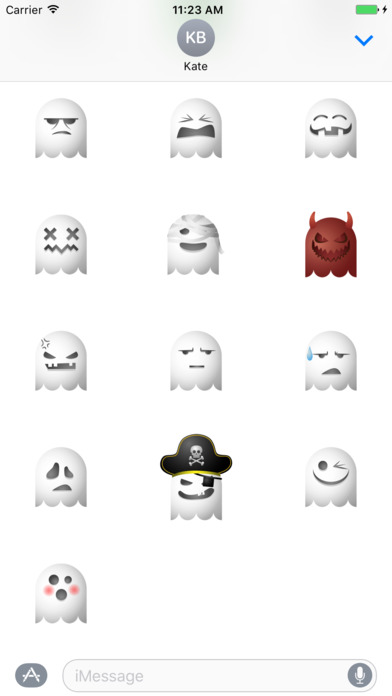Halloween Ghosts Sticker 2 screenshot 2