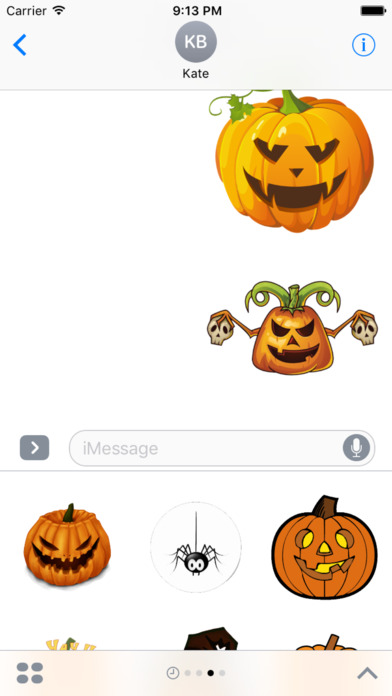 Halloween Party Bundle Stickers for iMessage screenshot 4