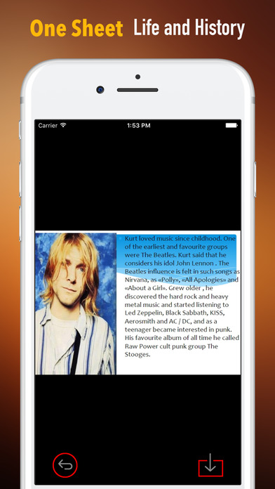 Biography and Quotes for Kurt Donald Cobain-Life screenshot 2