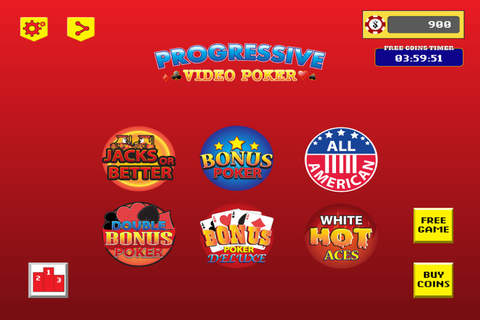 Progressive Video Poker screenshot 3