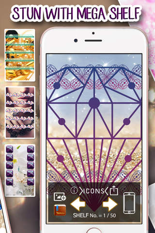 Shelf Maker – Diamond & Jewelry : Home Screen Designer Icon Wallpaper For Pro screenshot 2