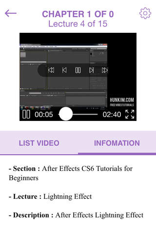 Video Training for After Effects CS6 screenshot 4