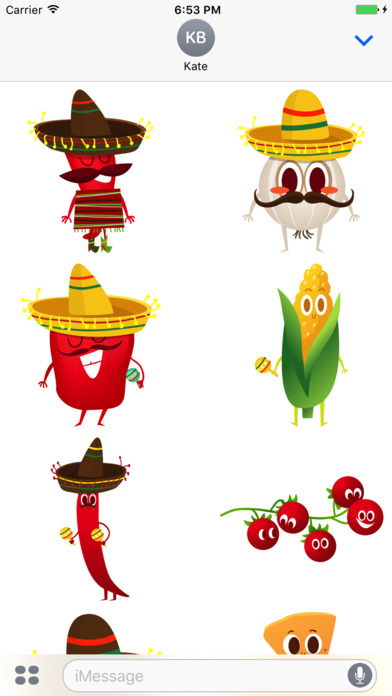 Mexican Food Emojis screenshot 2