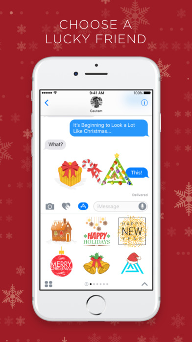 Apply Holiday Stickers screenshot 2
